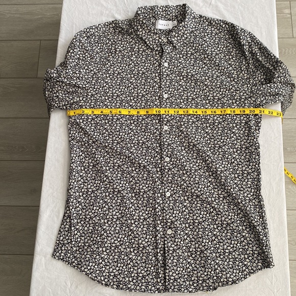 Topman Floral Long Sleeve Button Down XL - Picture 4 of 5